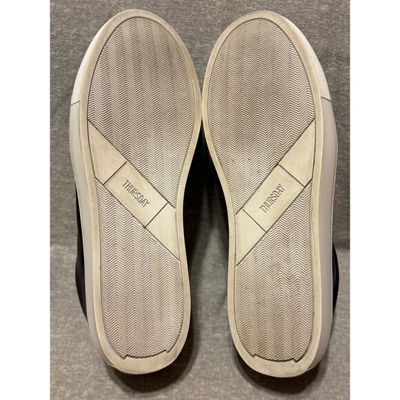 Thursday Boot Co Men's Size 11 Premier LaceUp Low Top Black Leather Sneakers EUC - Picture 7 of 12